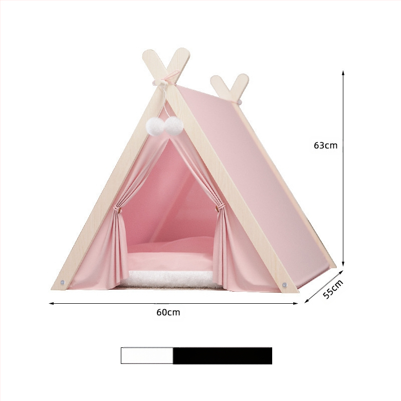 Šator za kućne ljubimce, uzgajivačnica, univerzalni šator za mačke, zatvorena rađaonica, uklonjiva i periva, topli šator od bora za mačke i pse, mačje gnijezdo