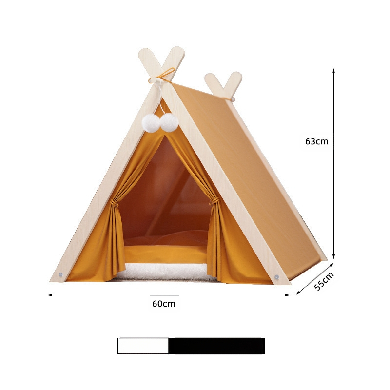 Šator za kućne ljubimce, uzgajivačnica, univerzalni šator za mačke, zatvorena rađaonica, uklonjiva i periva, topli šator od bora za mačke i pse, mačje gnijezdo