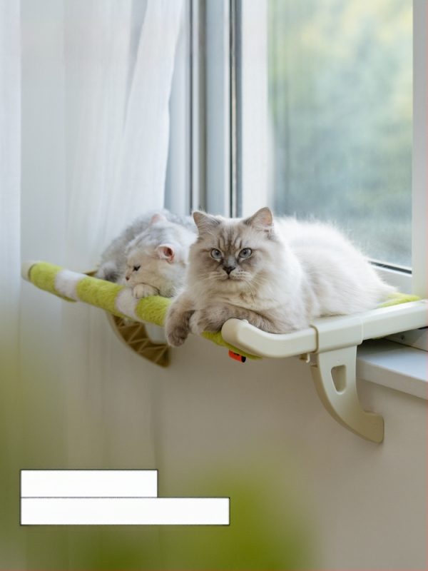 MEWOOFUN lovos katės lizdas langas katės lova mažas balkonas langas hamakas pakabinamas katės lizdas palangė katės stovas