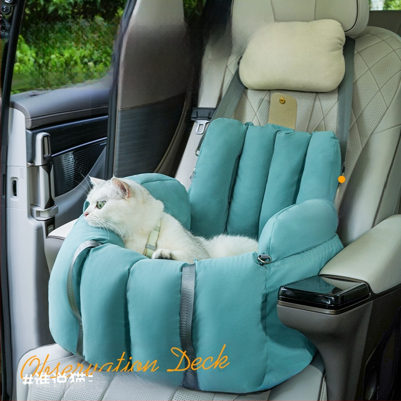 Miaofairy autós macskakennel kutyakennel négy évszak univerzális kézzel hordható átlósan kihajtható macskatáska kisállatülés