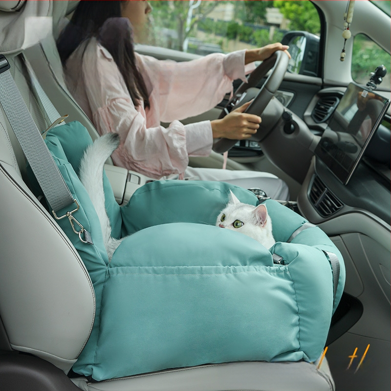 Miaofairy autós macskakennel kutyakennel négy évszak univerzális kézzel hordható átlósan kihajtható macskatáska kisállatülés