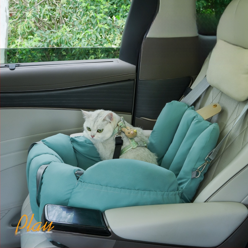 Miaofairy autós macskakennel kutyakennel négy évszak univerzális kézzel hordható átlósan kihajtható macskatáska kisállatülés