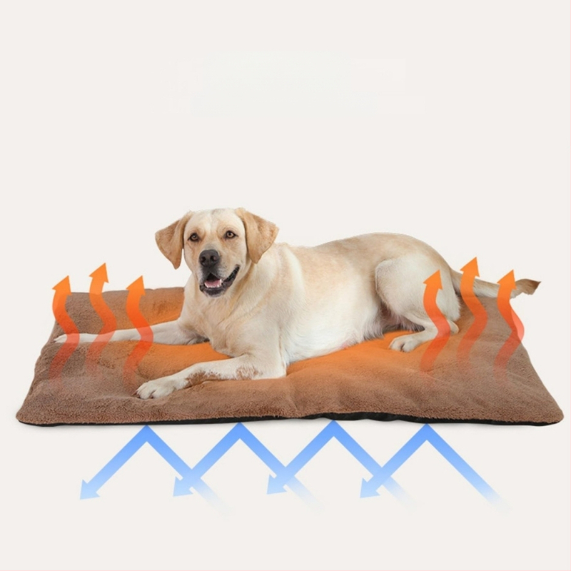Grijaća podloga za kućne ljubimce, samozagrijavajući jastuk, zadebljani jastuk za pse, topli jastuk za mačke, jastuk za pse, deka za kućne ljubimce, prekogranična...