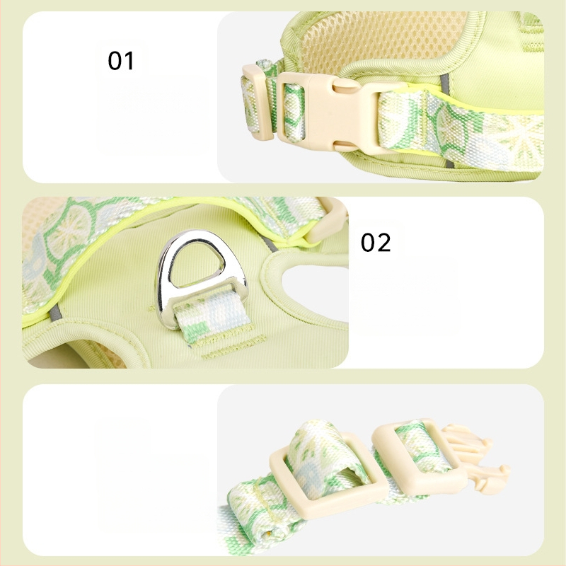 Povodac za pse Ljetni Vall remen za kućne ljubimce Prozračni povodac za pse velikih, srednjih i malih pasa Corgi medvjedića Lančić