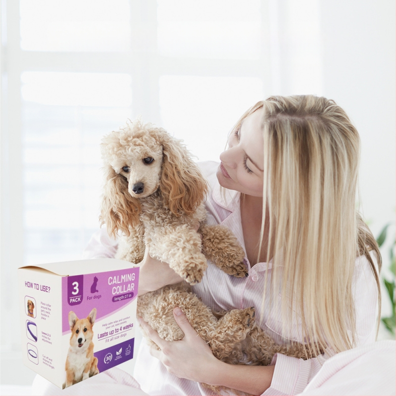 Успокояващ нашийник за домашни любимци, верижка за котки и кучета, силиконов нашийник за врата Palming, трансграничен производител на най-продавани източници