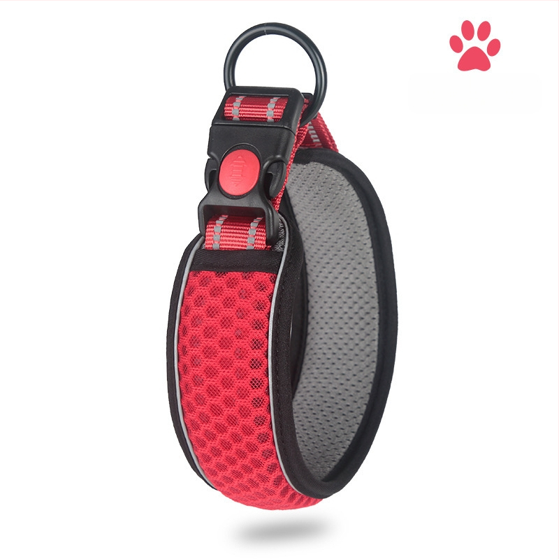 Ogrlica za vuču za kućne ljubimce od saćaste mreže, prozračna, za šetanje pasa, podesiva, 3M reflektirajuća, uže za ogrlicu, proizvođač izvora