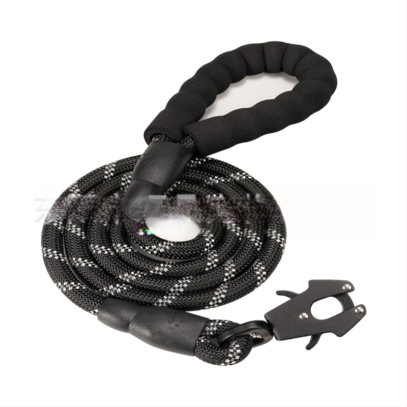 Каишка за домашни любимци, взривоустойчива каишка за кучета, отразяваща кръгла каишка за кучета, каишка за кучета, свободни ръце, трансгранична за жабешка катарама