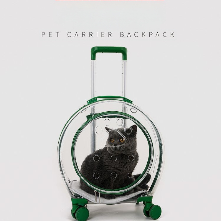 Акрилна прозрачна кутия за домашни любимци, нова водоустойчива преносима космическа капсула за котки и кучета, калъф за количка за домашни любимци, прозрачна чанта за котки