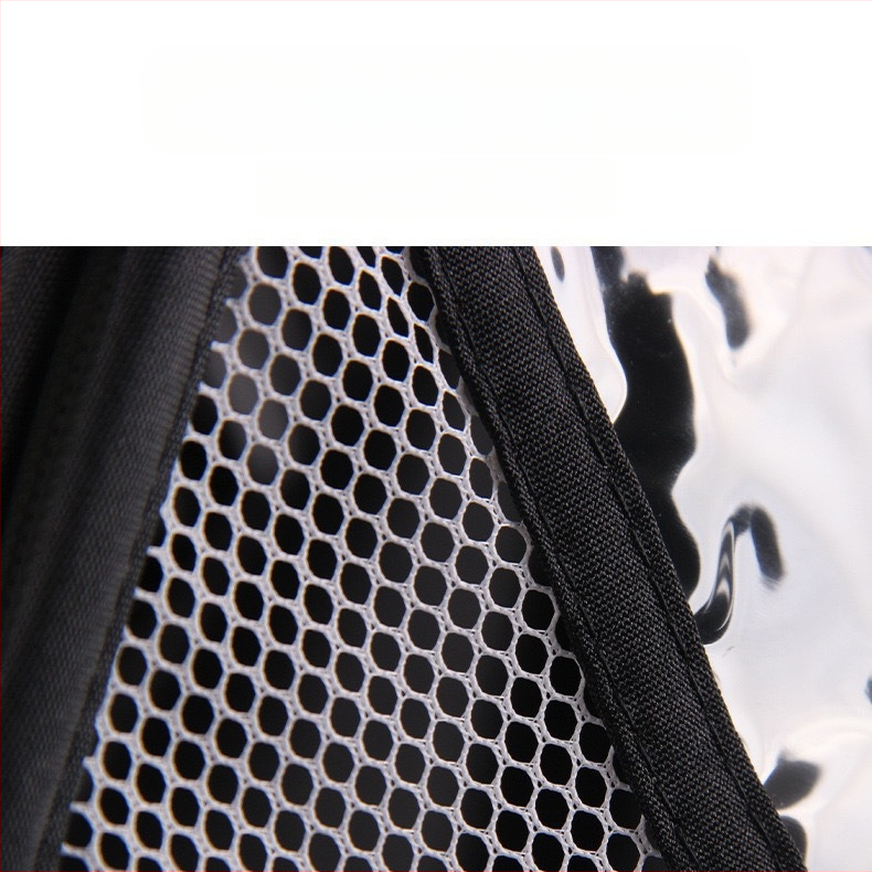 Nüüd beebikäru tuulekindel kate, jalutuskäru vihmavari jalutuskäru universaalne vihmakate, tuule- ja tolmukindel EVA materjal, läbipaistev ja hingav