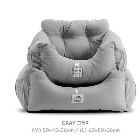 Korejski auto-uzgajnik za kućne ljubimce, stražnji prednji, prijenosni, uklonjivi i perivi, uklonjivi jastuk, sigurnosno sjedalo za vožnju kod kuće