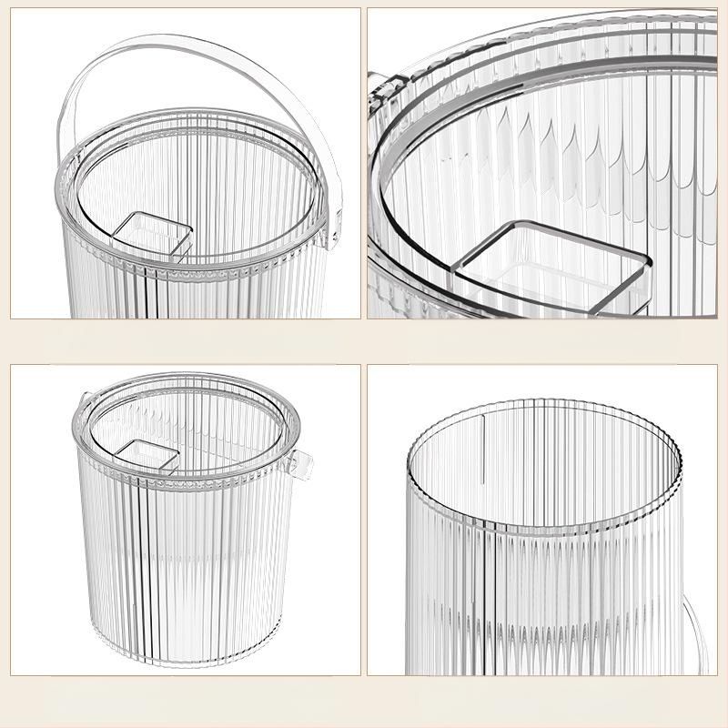 Kodumajapidamises suletud putukakindel niiskuskindel läbipaistev visuaalne koeratoidu kassitoidu säilitustünn lemmikloomatoidu säilituspurgi hoiukarp