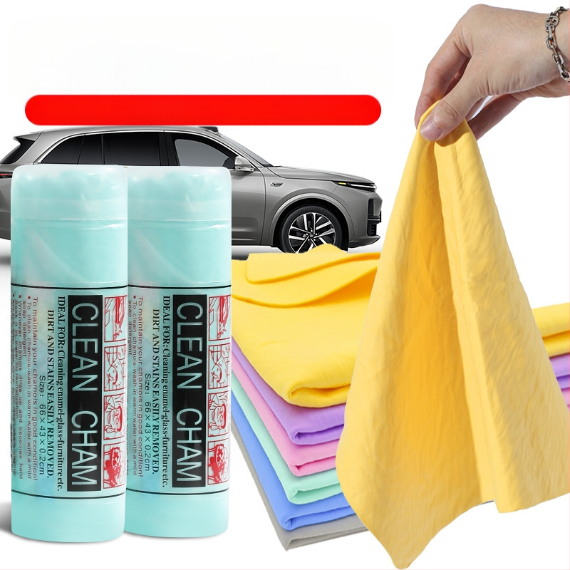 Autopuhastusrätik autopesuks PVC hirvenahast kiiresti kuivav imav jälgi jätmata majapidamises suur autopuhastuslapp hirvenahast rätik