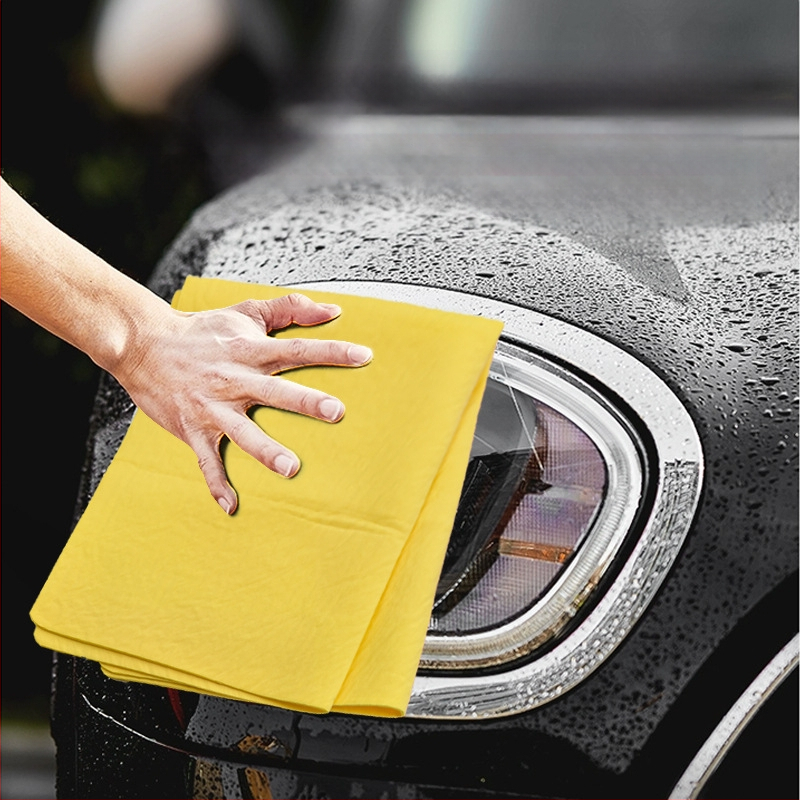 Autopuhastusrätik autopesuks PVC hirvenahast kiiresti kuivav imav jälgi jätmata majapidamises suur autopuhastuslapp hirvenahast rätik