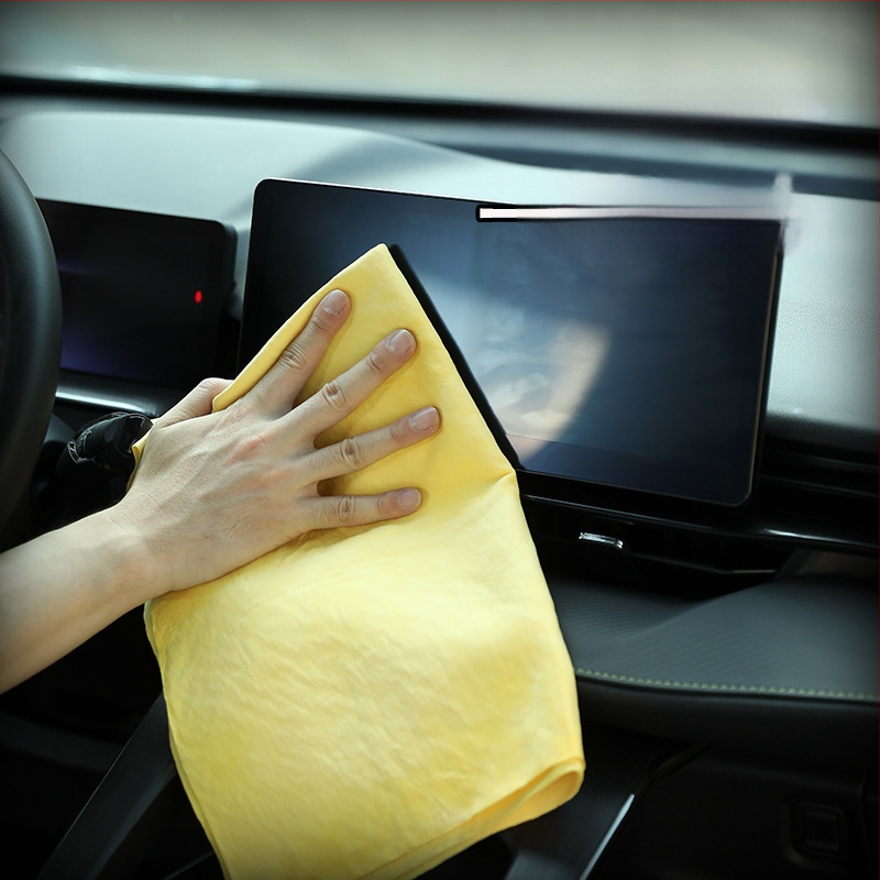 Autopuhastusrätik autopesuks PVC hirvenahast kiiresti kuivav imav jälgi jätmata majapidamises suur autopuhastuslapp hirvenahast rätik