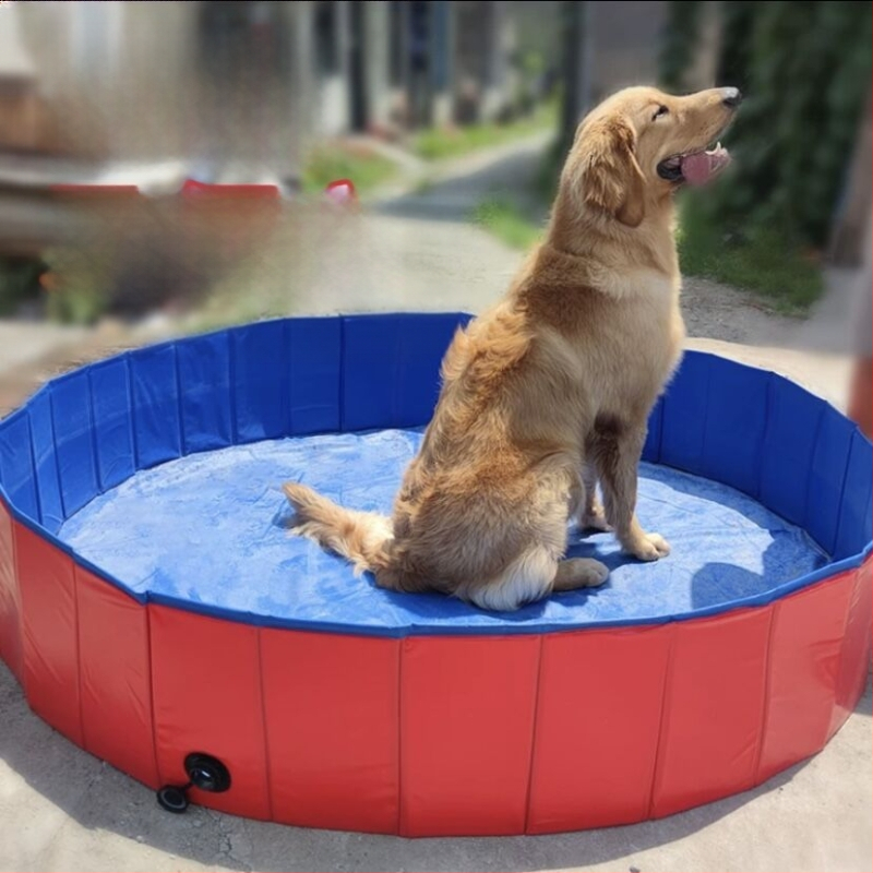 Сгъваема вана за кучета, голяма вана за голдън ретривър, специална вана за кучета, вана за котки, басейн за домашни любимци