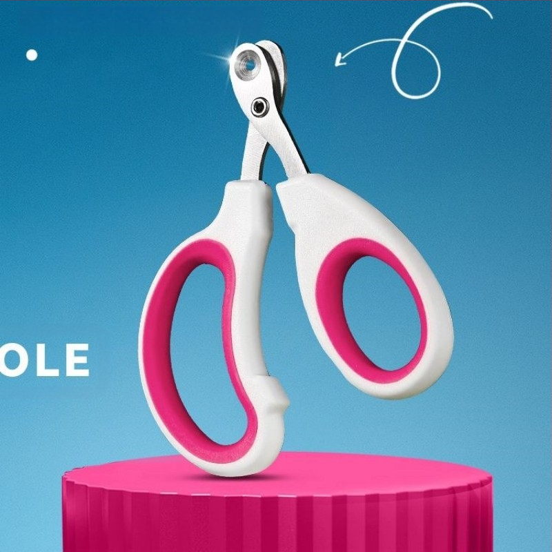 Нокторезачка за котки на едро, малка, слепа, специална нокторезачка за котки за домашни любимци, нокторезачка за начинаещи с кръгла дупка