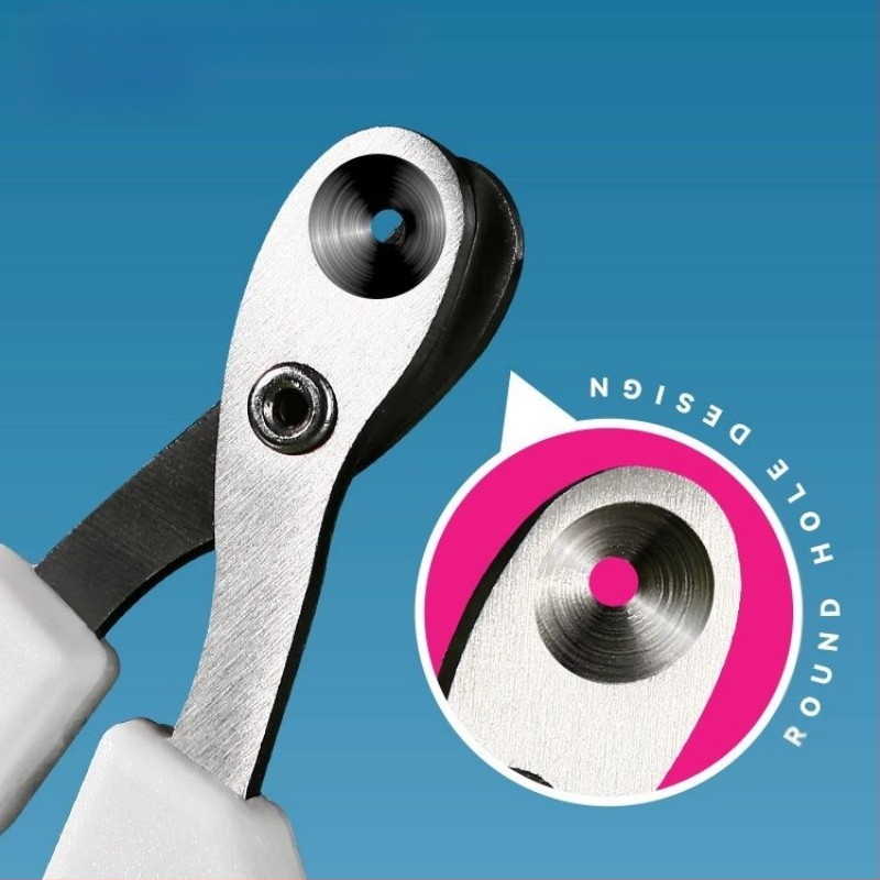 Нокторезачка за котки на едро, малка, слепа, специална нокторезачка за котки за домашни любимци, нокторезачка за начинаещи с кръгла дупка