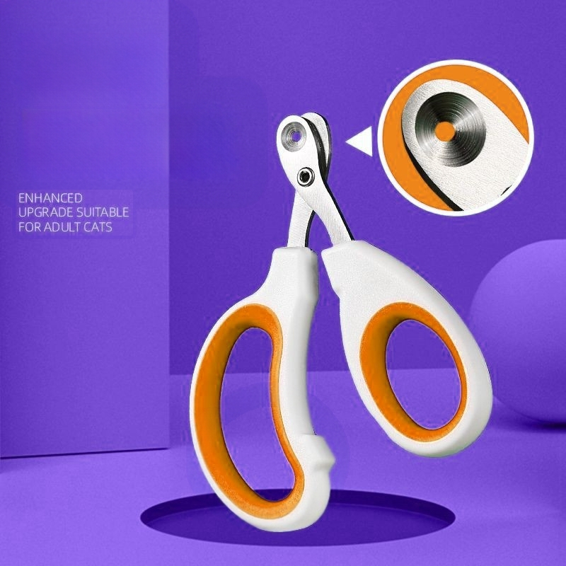 Нокторезачка за котки на едро, малка, слепа, специална нокторезачка за котки за домашни любимци, нокторезачка за начинаещи с кръгла дупка