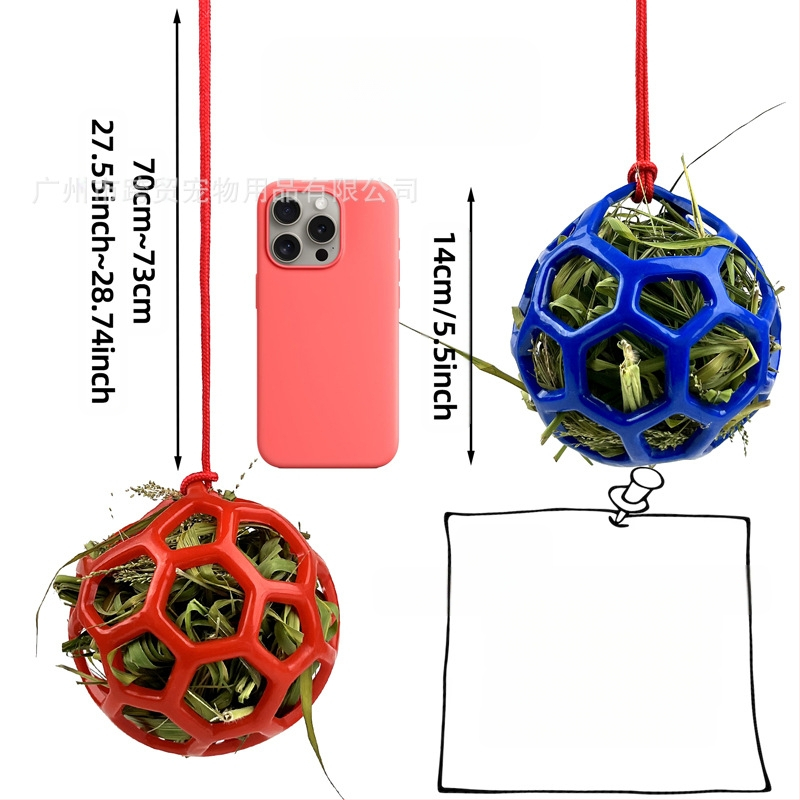Ló juh tehén szénaetető függő labda lóetetés istálló farm üreges labda játék labda lóetetés labda nyúl