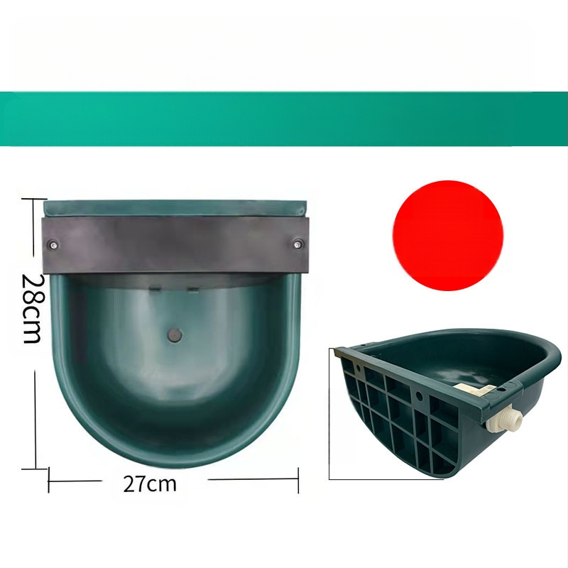 Bol cu apă pentru vaci, pentru reproducere veterinară, mare, din oțel inoxidabil, 80 cm, pachet de țevi de apă, cu bilă plutitoare, bol îngroșat, apă pentru vaci și cai