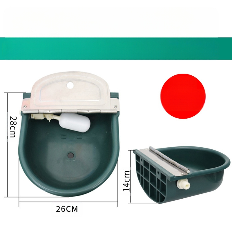 Bol cu apă pentru vaci, pentru reproducere veterinară, mare, din oțel inoxidabil, 80 cm, pachet de țevi de apă, cu bilă plutitoare, bol îngroșat, apă pentru vaci și cai