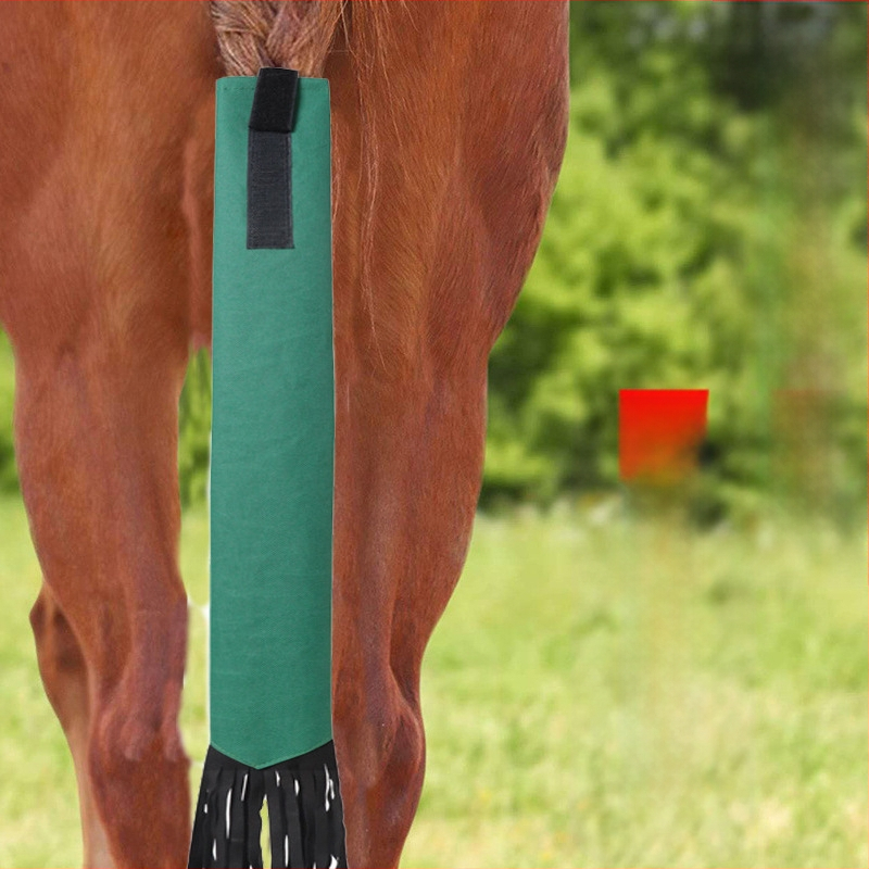 Ecvestru Supplies Cal coadă protecție capac cosmetice geantă de protecție geantă cal coadă frumusețe anti-țânțari mușcătură anti-murdar geantă Tassel