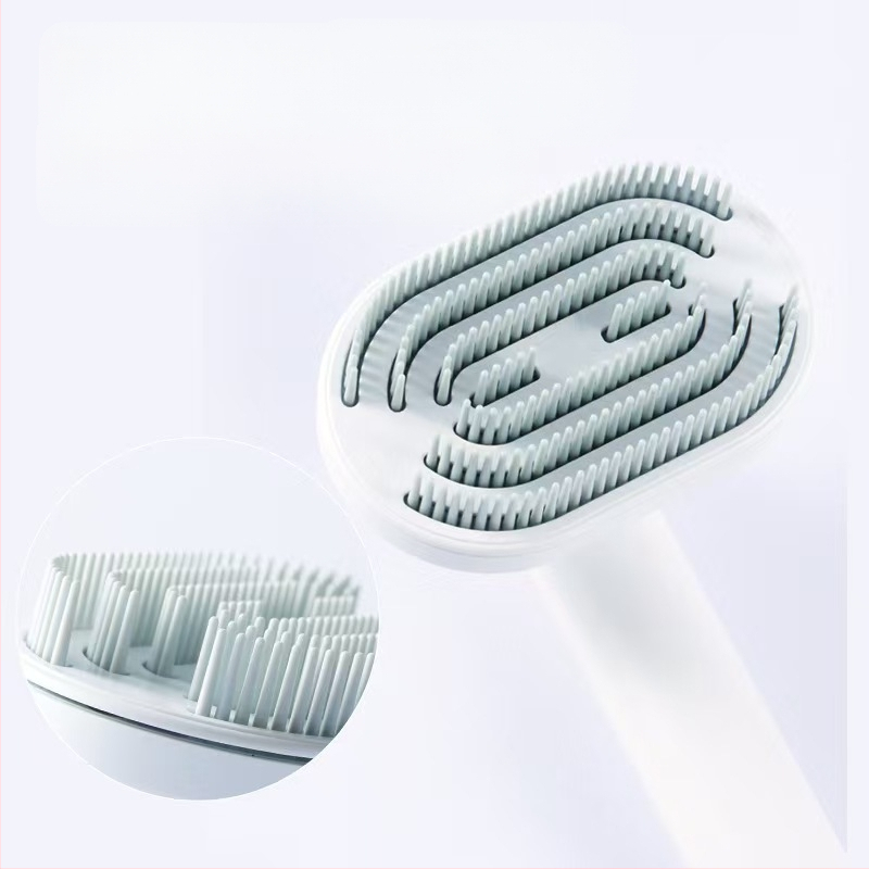 Въртящ се гребен за домашни любимци, интелигентна четка за почистване, премахване на косми, гребен за котки и кучета, пара, против мухи, зареждане, автоматично зареждане на консумативи за домашни любимци