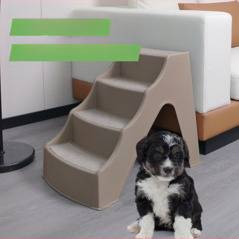 Prekogranične stepenice za kućne ljubimce, ljestve za penjanje za pse, plastične stepenice za krevet, neklizajuće ljestve za pse, mačke, pse, automobile, sklopive ljestve za penjanje