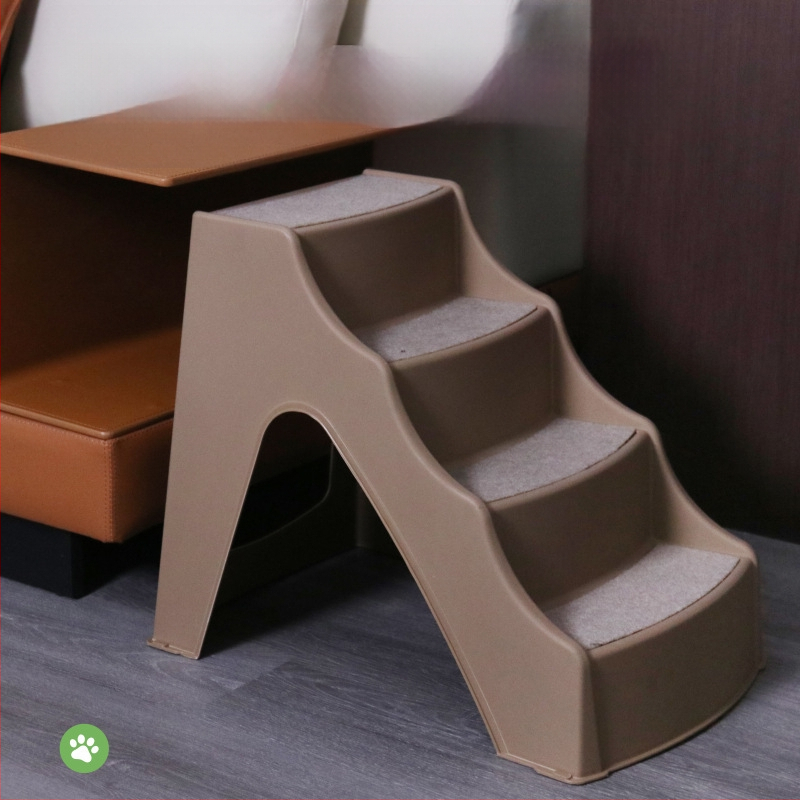 Prekogranične stepenice za kućne ljubimce, ljestve za penjanje za pse, plastične stepenice za krevet, neklizajuće ljestve za pse, mačke, pse, automobile, sklopive ljestve za penjanje