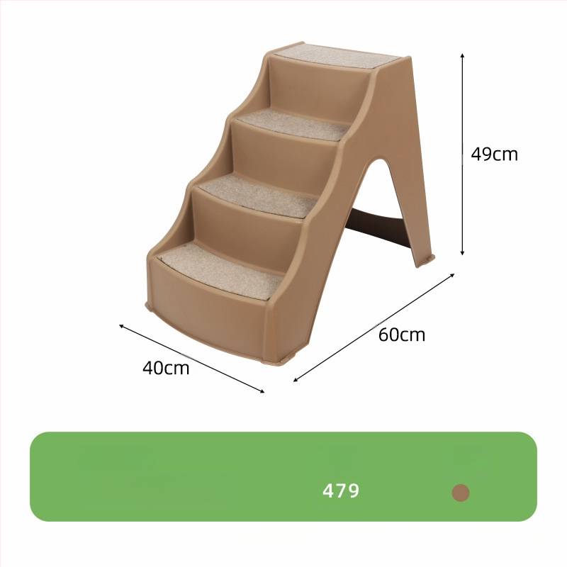 Prekogranične stepenice za kućne ljubimce, ljestve za penjanje za pse, plastične stepenice za krevet, neklizajuće ljestve za pse, mačke, pse, automobile, sklopive ljestve za penjanje