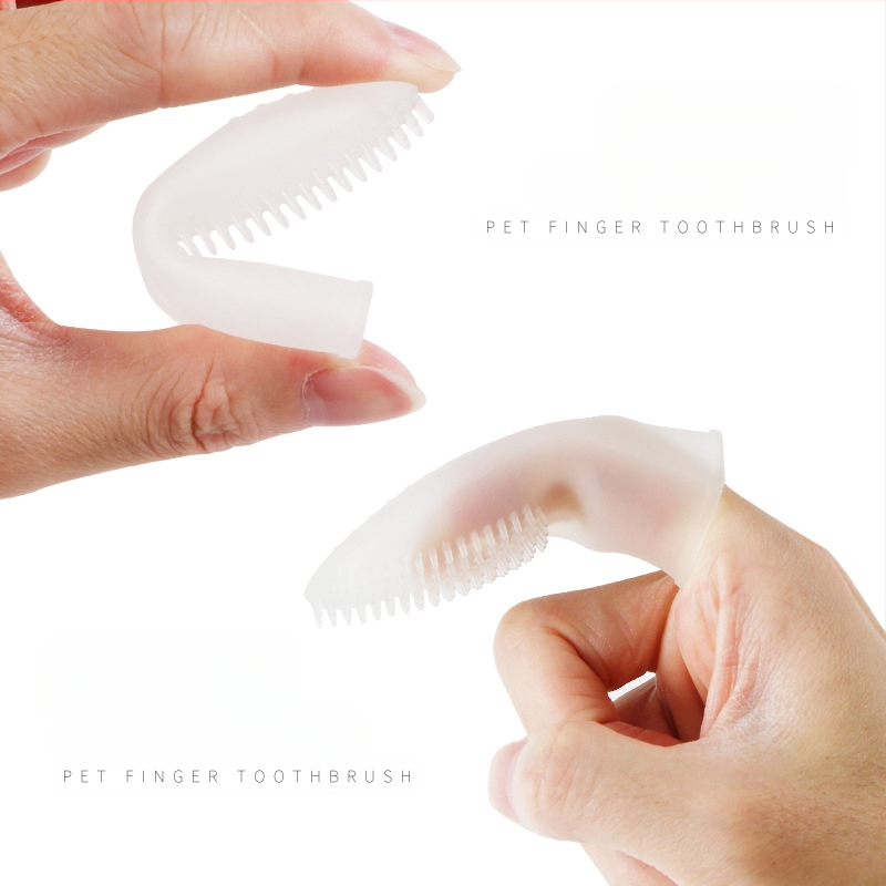 „Xupu“ šunų dantų šepetėlis, specialūs silikoniniai naminių gyvūnėlių valymo reikmenys šunims, šunų šepečiai ir blogo burnos kvapo pirštų lovelių valymas