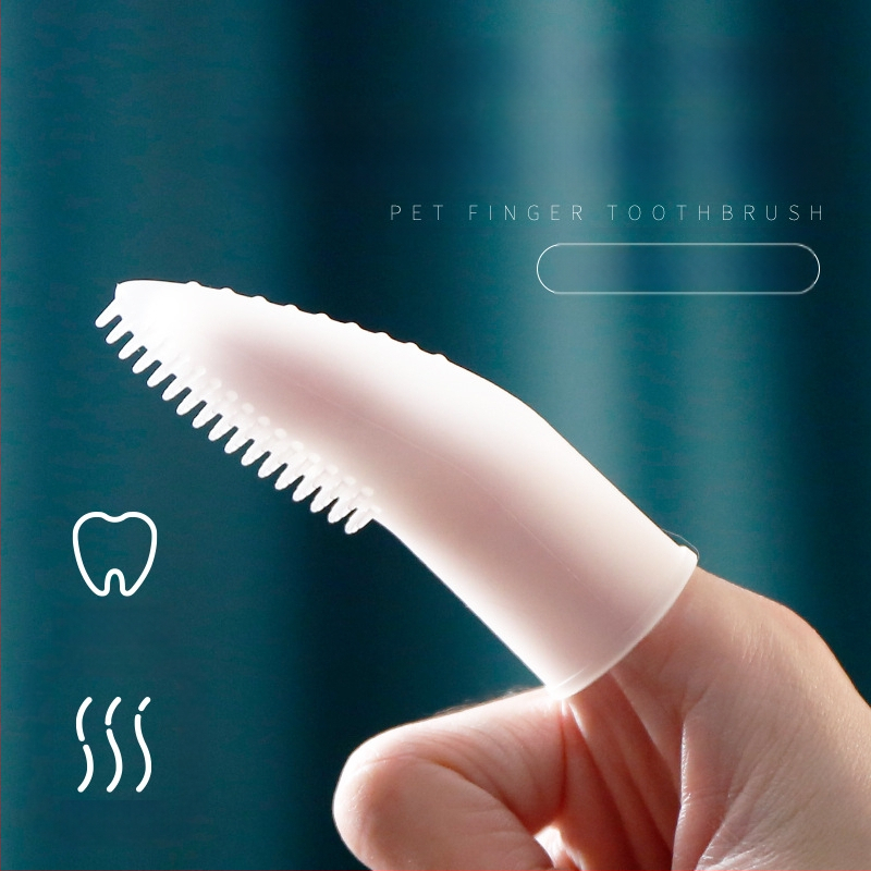 „Xupu“ šunų dantų šepetėlis, specialūs silikoniniai naminių gyvūnėlių valymo reikmenys šunims, šunų šepečiai ir blogo burnos kvapo pirštų lovelių valymas