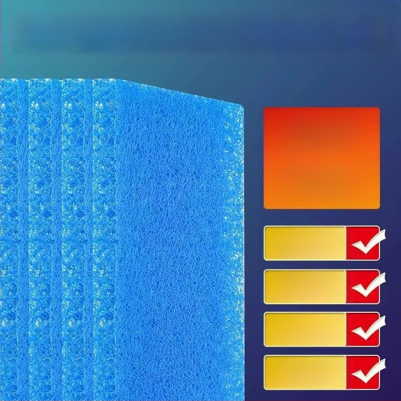 Kalatiigi filter rotangist puuvillane sinine biokeemiline vilt biokeemiline puuvillane tiigi akvaariumi kalatiigi bakterite filtrimaterjal