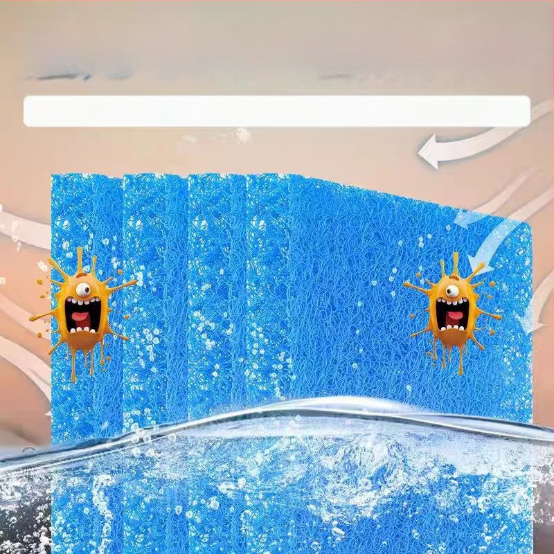 Kalatiigi filter rotangist puuvillane sinine biokeemiline vilt biokeemiline puuvillane tiigi akvaariumi kalatiigi bakterite filtrimaterjal