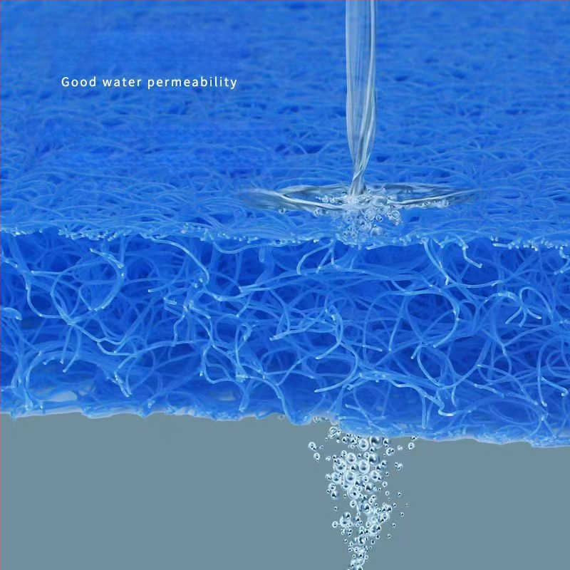 Kalatiigi filter rotangist puuvillane sinine biokeemiline vilt biokeemiline puuvillane tiigi akvaariumi kalatiigi bakterite filtrimaterjal