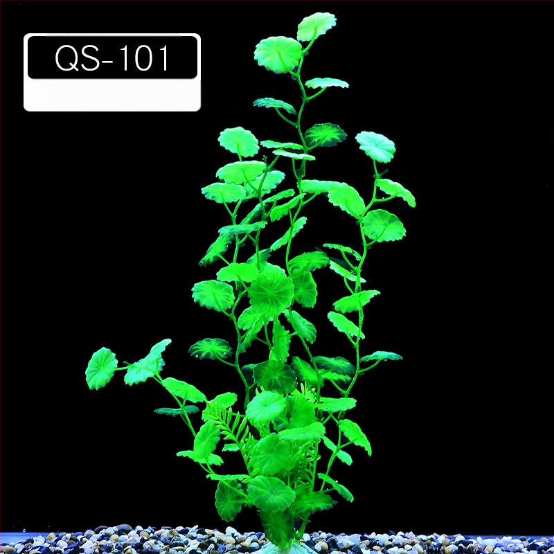 Akvaariumi dekoratiivne veemuru akvaariumi maastikukomplekt pehme veemuru plastmuru tagantvaade suur kõrge roheline muru