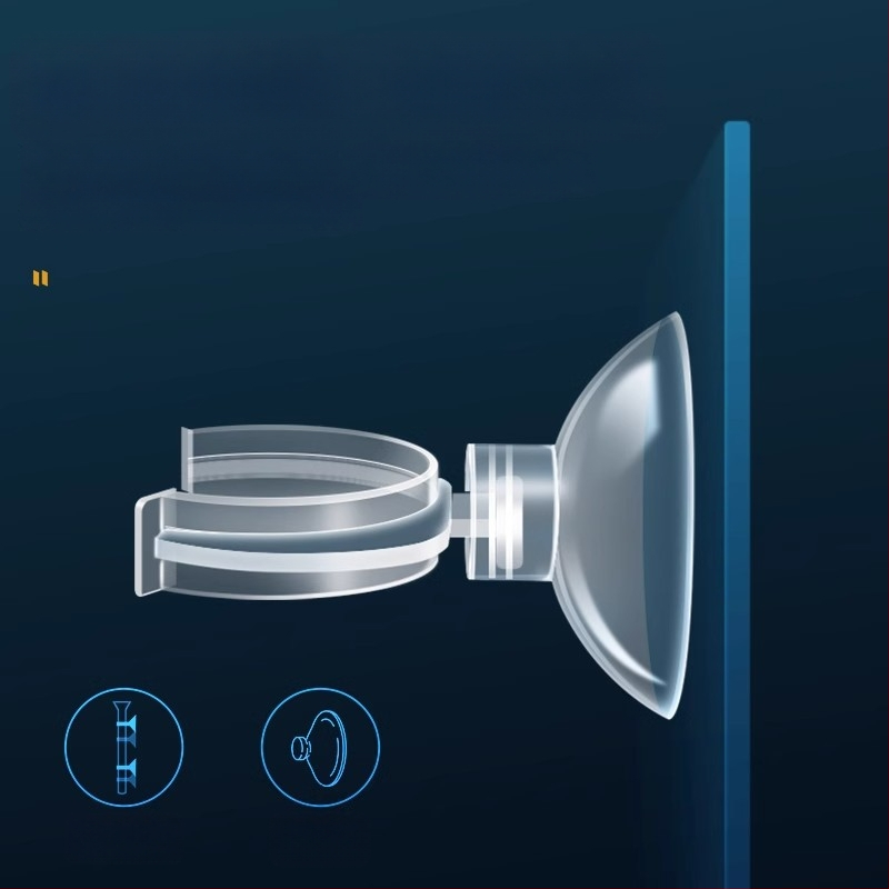 Žuvų maisto akvariumo tiektuvas, akrilinis, mažas fiksuoto taško maitinimo vamzdelis, skęstantis, apsaugantis nuo dreifo, žuvų maisto vamzdelis