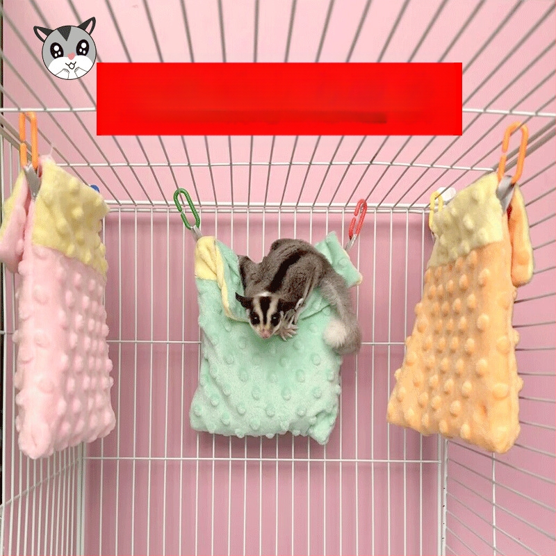 Vară subțire sac de dormit hamster floare ramură șoarece bumbac cuib agățat cuib arici miere Kanga nevăstuică cald cuib provizii