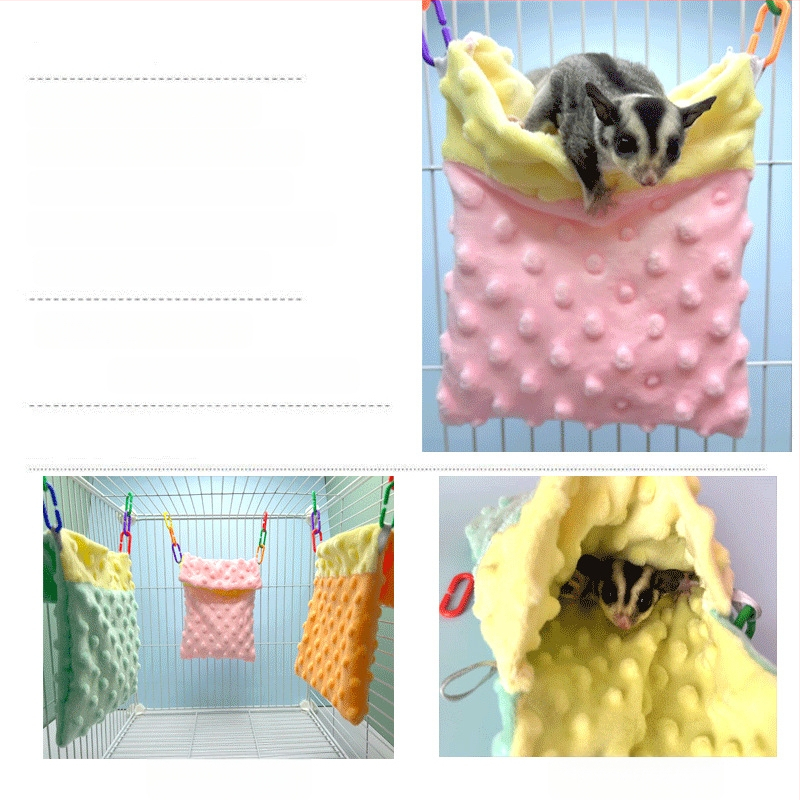 Vară subțire sac de dormit hamster floare ramură șoarece bumbac cuib agățat cuib arici miere Kanga nevăstuică cald cuib provizii