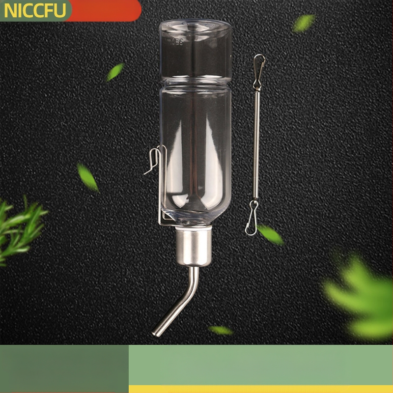 NC triušio virdulys 350ml šinšilų jūrų kiaulyčių geriamojo vandens butelis žiurkėno geriamojo vandens butelis geriamojo vandens butelis nerūdijančio plieno rutulys