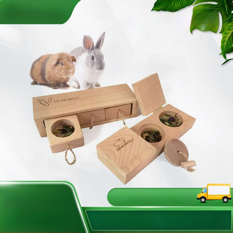 Medinis žiurkėnų tiektuvas, paslėpta užkandžių lėkštė, medžio masyvo žiurkėnų maisto žaislų tiektuvas, tarpvalstybinis specialus tiekimas