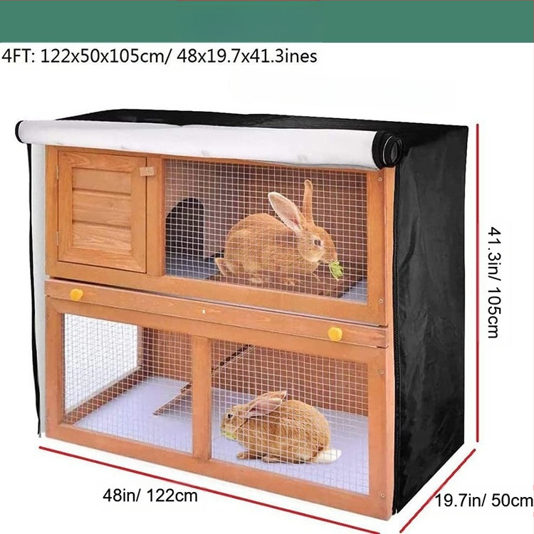 Veleprodaja navlaka za kućne ljubimce, gornji pokrov za pseće kaveze, navlaka za mačke, periferni zadebljani topli zaštitni pokrov, vodootporni za kišu, navlaka za sunčanje, prašina