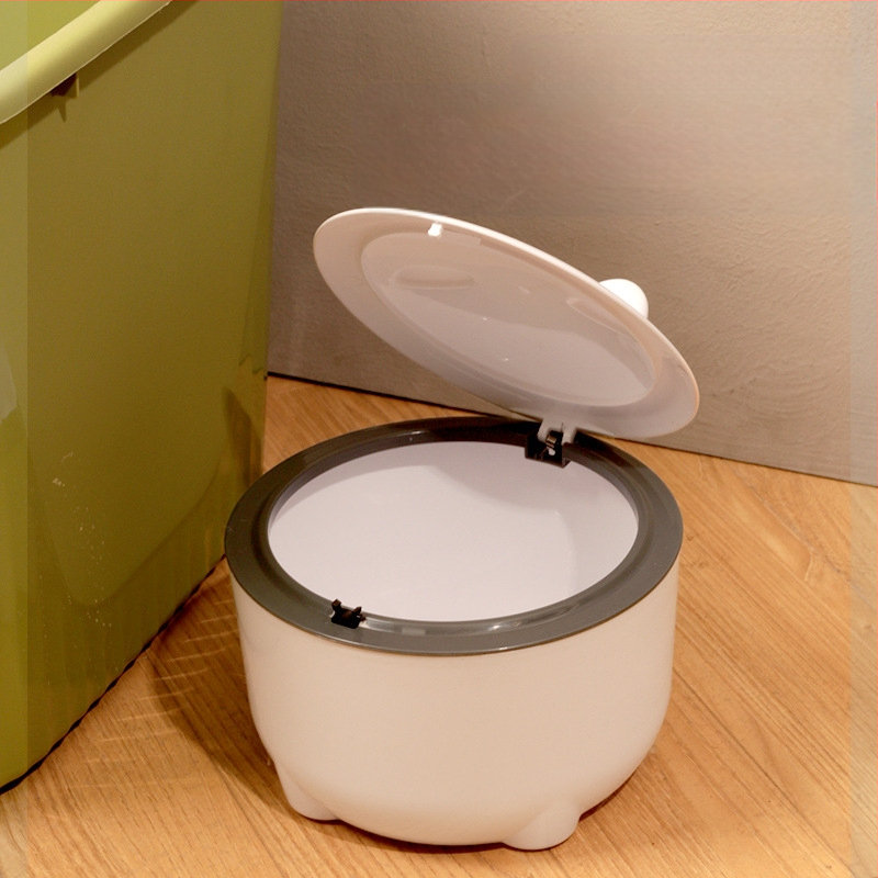 väikese suurusega lemmikloomade prügikast lemmikloomade klappimise vastane kassiliiva ämber puhastav deodoriseeriv kaanega koera prügikasti tarvikud