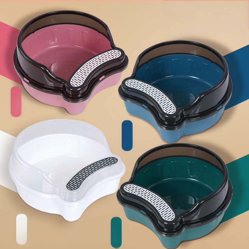 Toaletă pentru pisici mari, semi-închisă, anti-stropire, gard înalt, litiera pentru pisici, toaletă pentru pisici, detașabilă și lavabilă, litiera pentru pisici