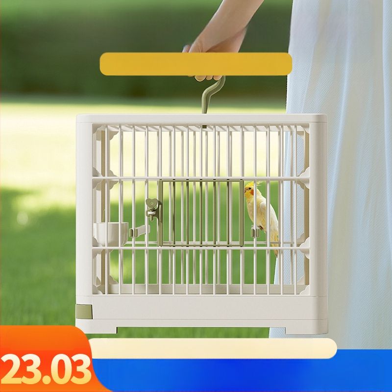 Клетка за папагал, птича вила, клетка за птици, клетка за хранене и пиене, супер голяма клетка за папагал, клетка за гълъби, домашни любимци