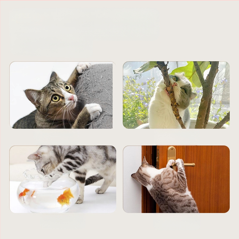 Противокотешка постелка против шипове, горна част на леглото, катерене по урина, възглавница за драскане по шипове, защита на дивана, изолация за котки, мрежа против шипове с ограничен достъп, дървена