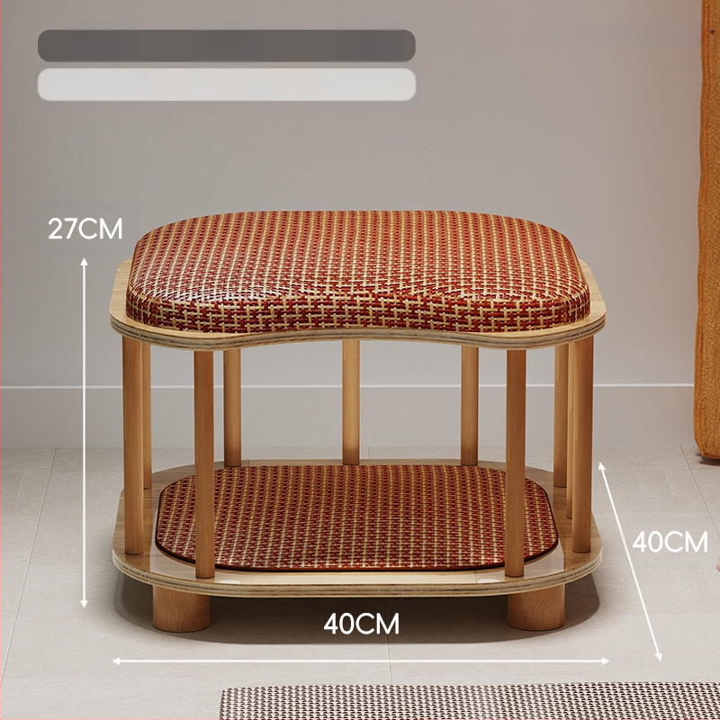 Ljetna mačja stolica za ljude i mačke, pogodna za sva godišnja doba, kućica za male mačiće, prostirka od punog drva, oprema za kućne ljubimce za mačke