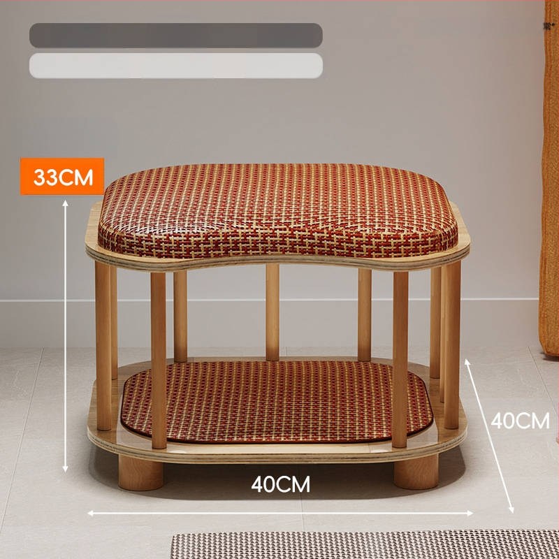 Ljetna mačja stolica za ljude i mačke, pogodna za sva godišnja doba, kućica za male mačiće, prostirka od punog drva, oprema za kućne ljubimce za mačke