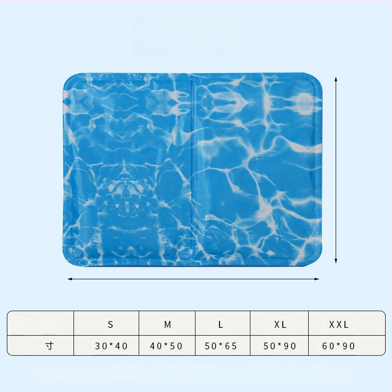 Kraljevsko plava podloga za hlađenje kućnih ljubimaca, prekogranična podloga za led za kućne ljubimce, ljetna podloga za led s gel spužvom za kućne ljubimce