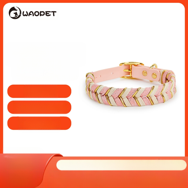 Furnizare directă din fabrică, zgardă nouă pentru animale de companie, material PVC, serie de câini, microblog, cataramă metalică, zgardă pentru câini, tracțiune transfrontalieră